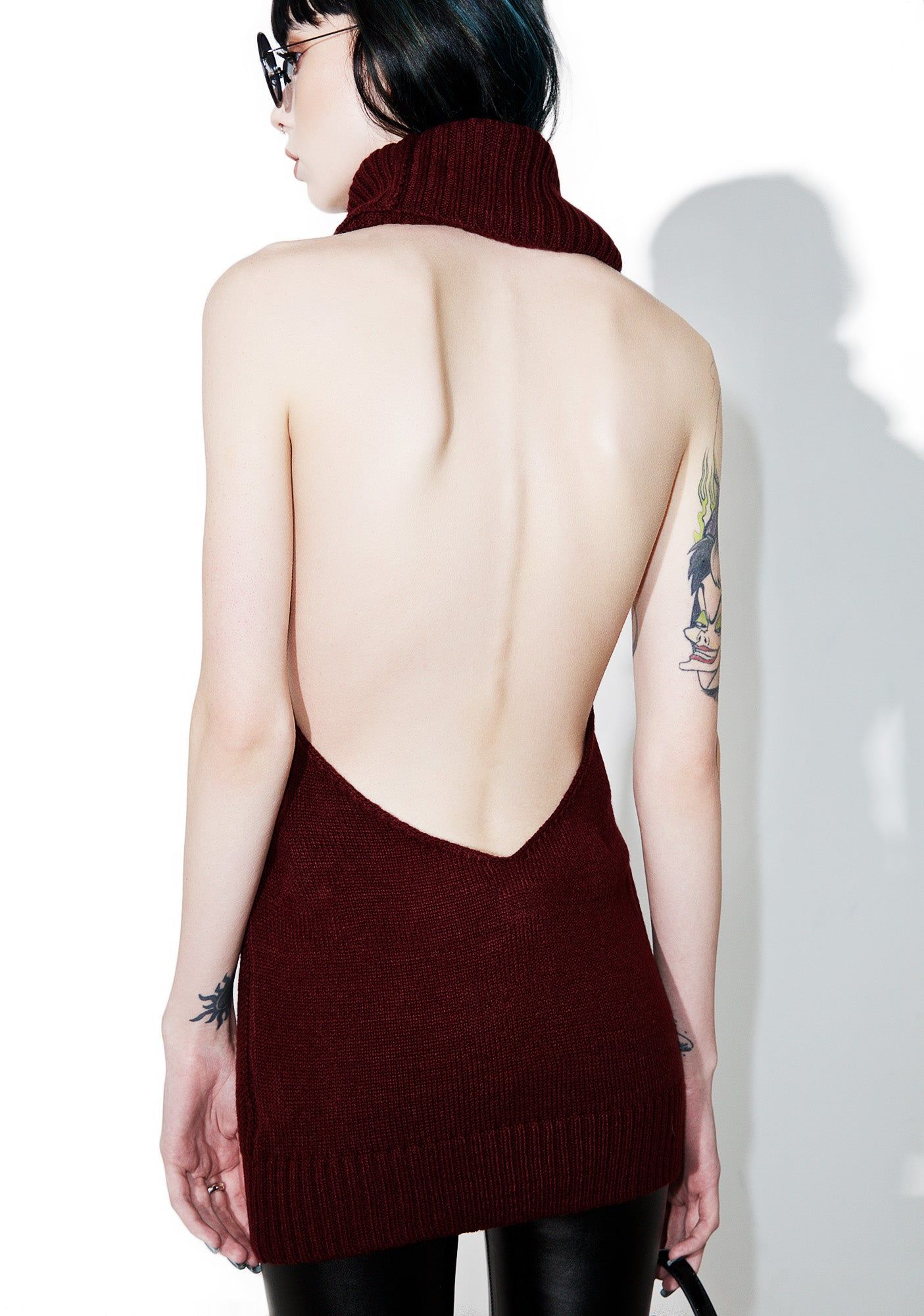 Cabernet Sleeveless Turtleneck sold by Dolls Kill product image thumbnail 2