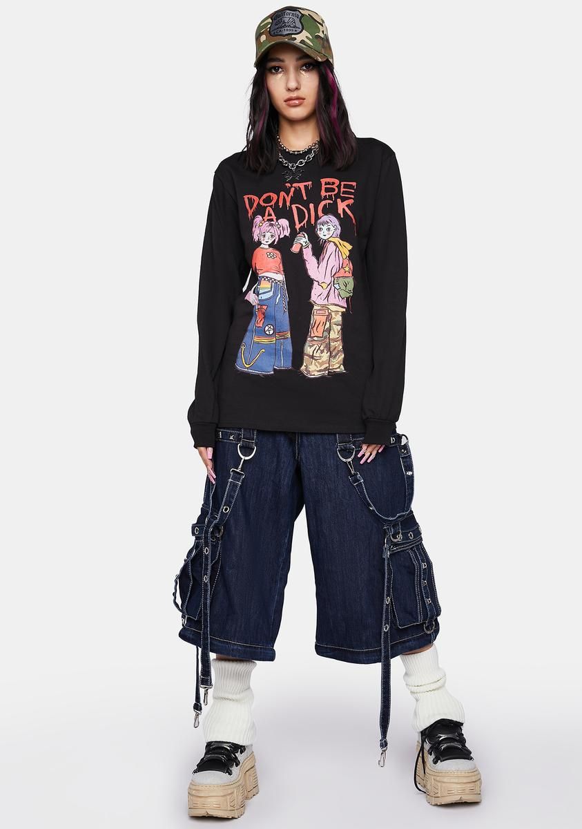 Graffiti Chicks Long Sleeve Tee sold by Dolls Kill product image thumbnail 3