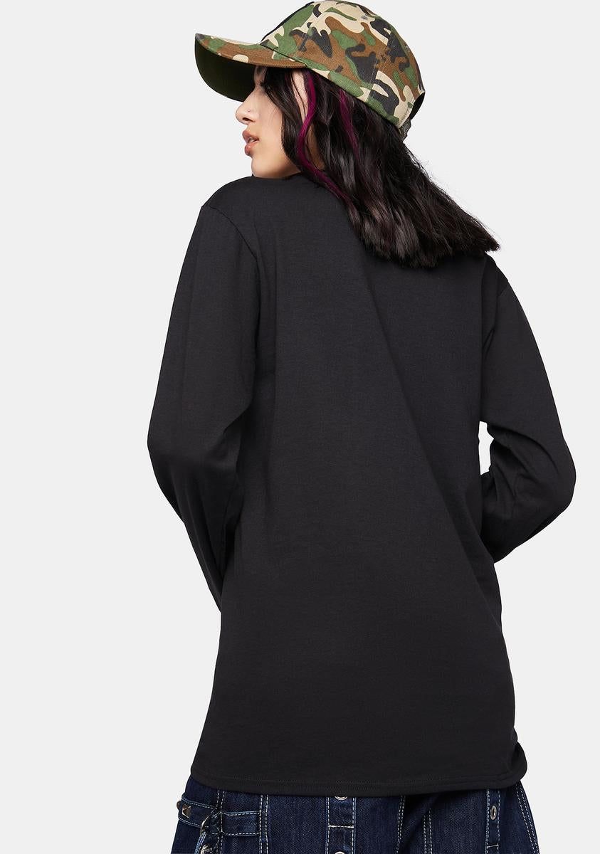 Graffiti Chicks Long Sleeve Tee sold by Dolls Kill product image thumbnail 4