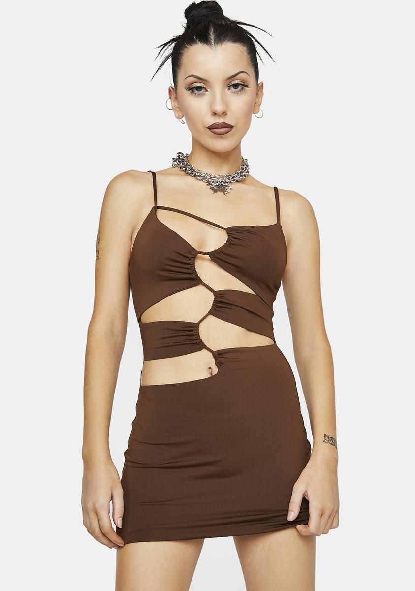 I Bodied That Lace-Up Bodycon Dress sold by Dolls Kill