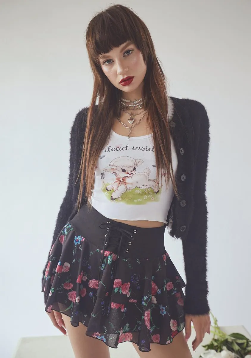 Can't Be Just Friends Floral Mini Skirt sold by Dolls Kill product image thumbnail 2