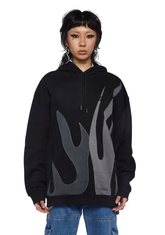Scorch Pullover Hoodie sold by Dolls Kill