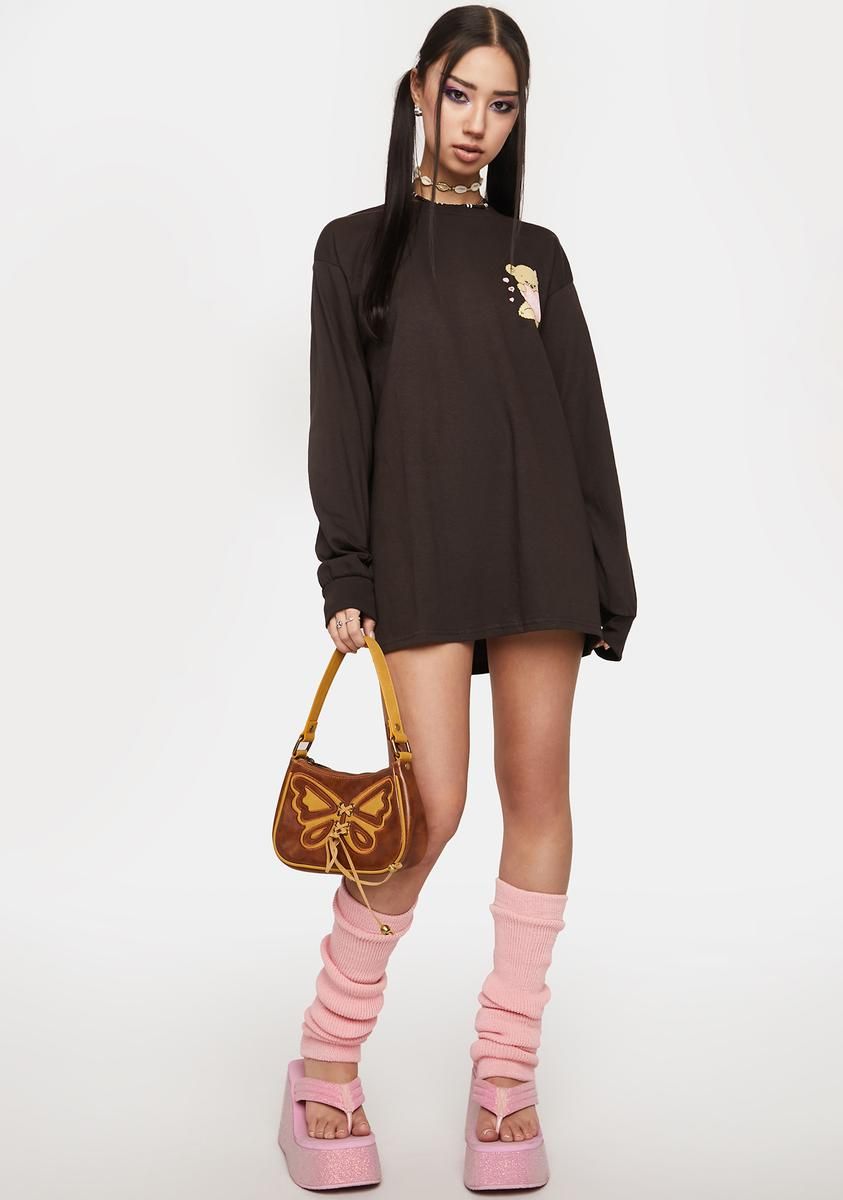 Give Love Long Sleeve Tee sold by Dolls Kill product image thumbnail 3