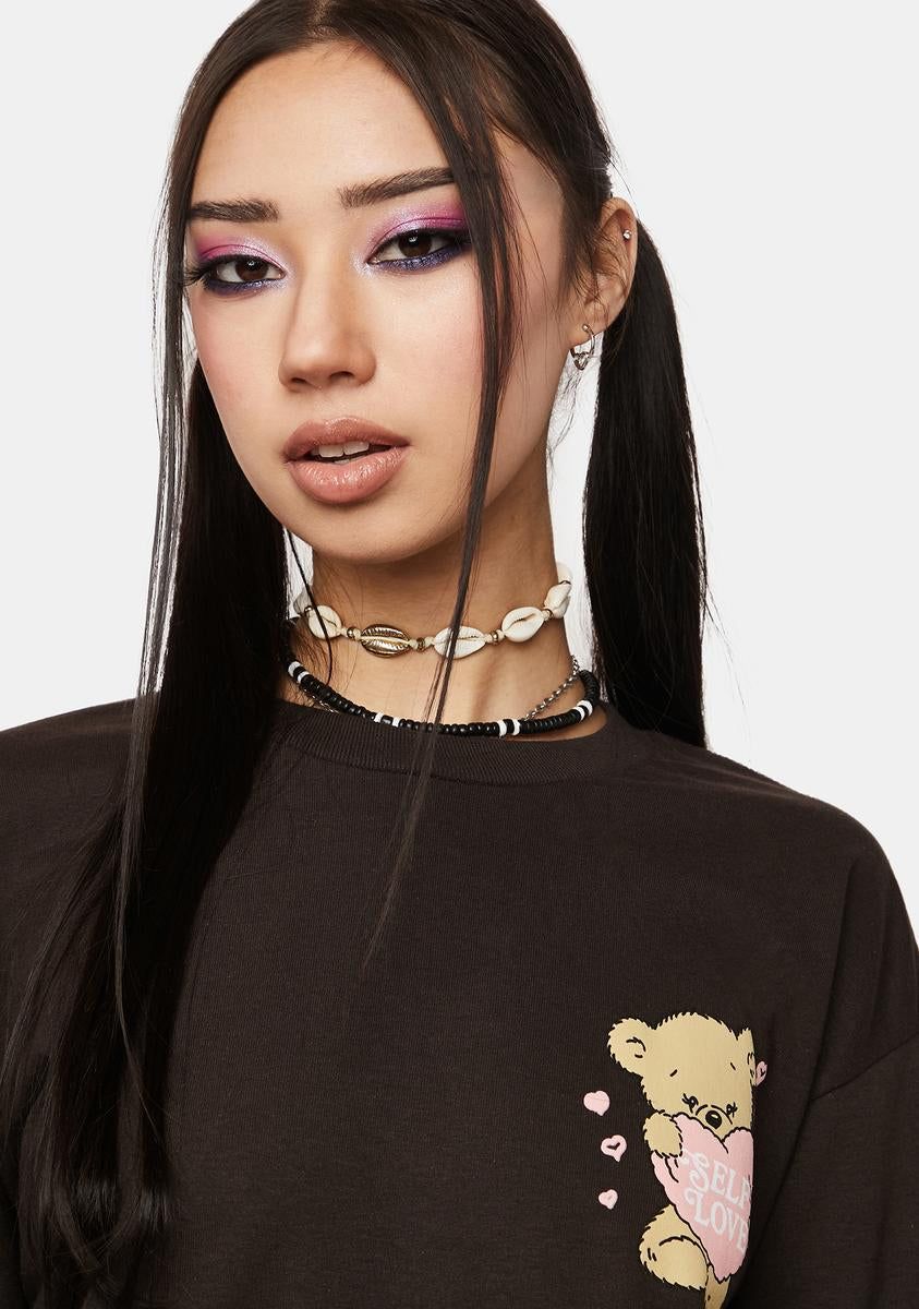 Give Love Long Sleeve Tee sold by Dolls Kill product image thumbnail 4