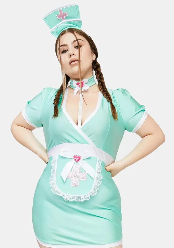 Plus Scrubs Nurse Costume Set sold by Dolls Kill