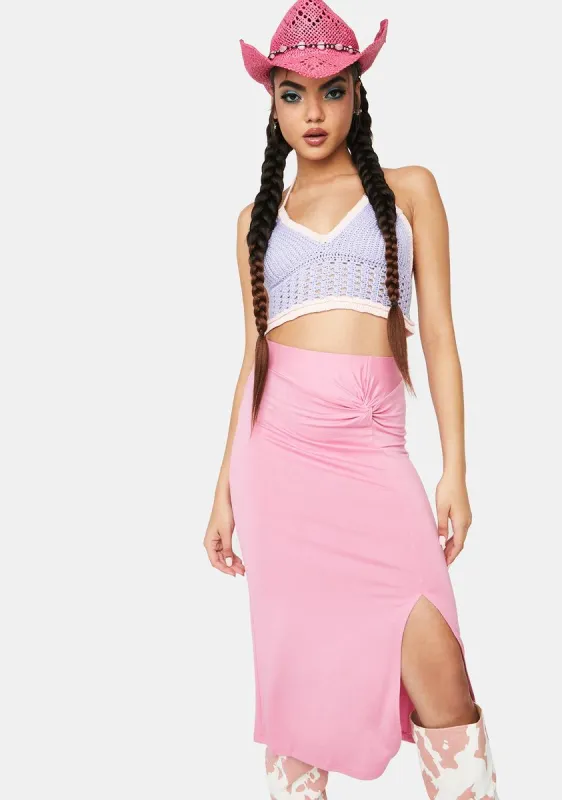 Sweet Loveable Me Midi Skirt sold by Dolls Kill