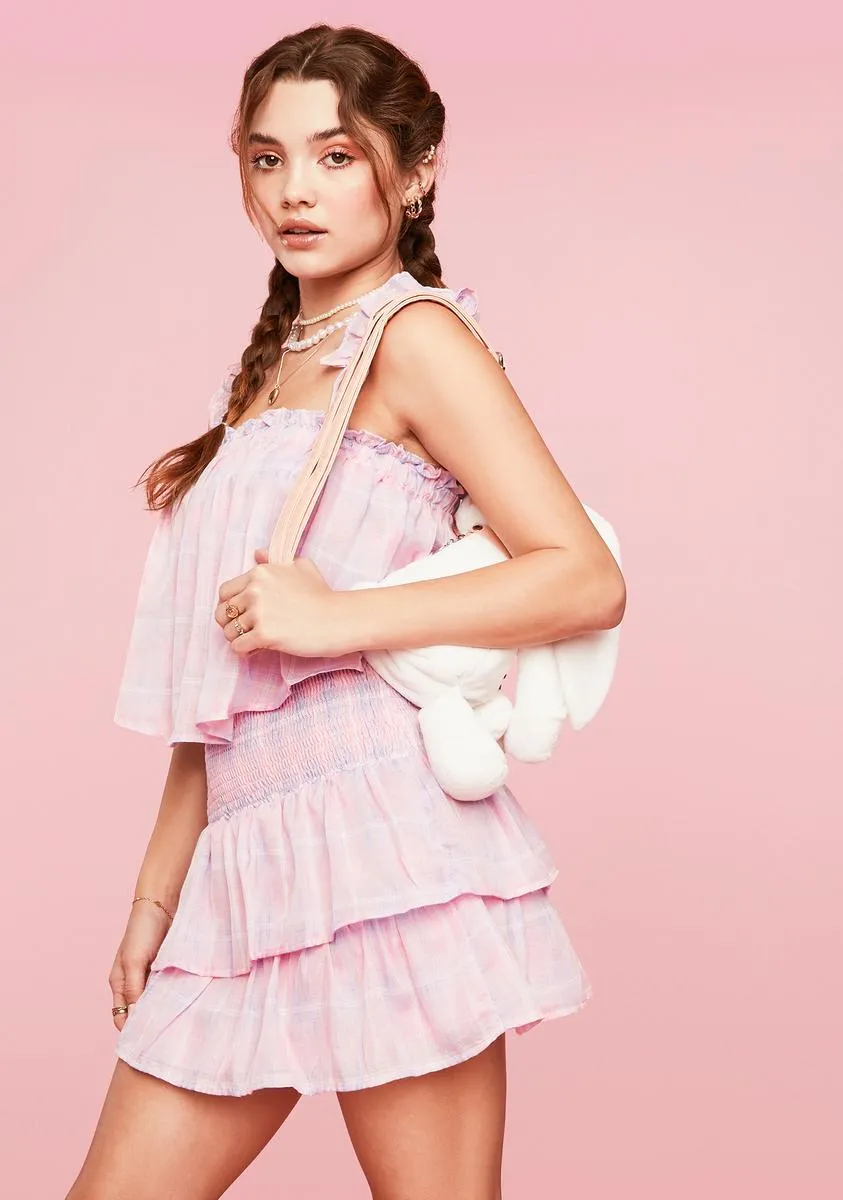 Worth Waiting For Plaid Skirt Set sold by Dolls Kill product image thumbnail 2