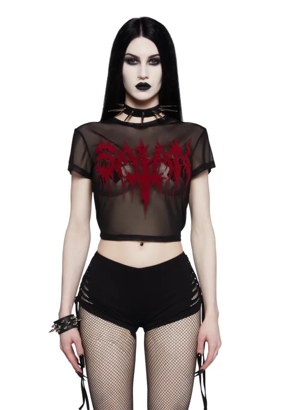 Not Your Good Girl Baby Tee sold by Dolls Kill