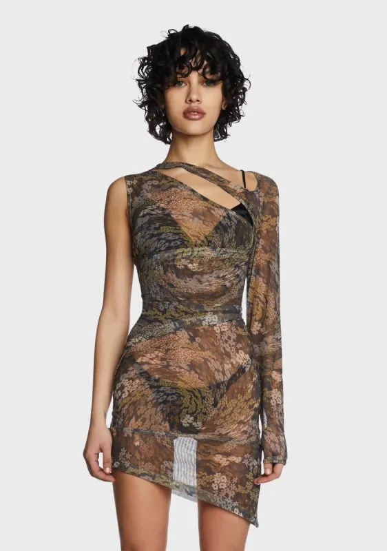 Bloom Sheer Dress sold by Dolls Kill