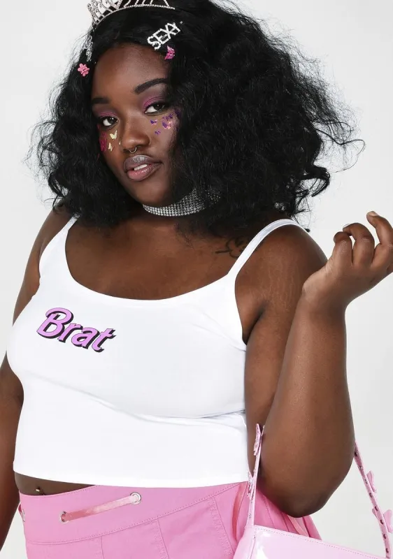 Plus Spoiled Brat Tank Top sold by Dolls Kill