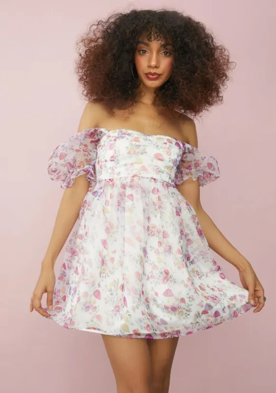 On A Whim Chiffon Babydoll Dress sold by Dolls Kill
