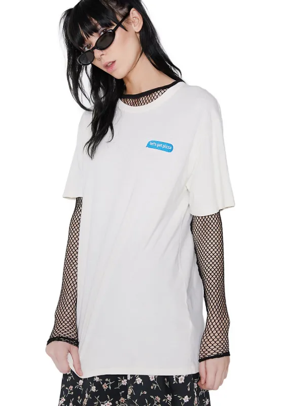 Pizza Band Tee sold by Dolls Kill