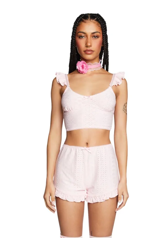 Luster Love Shorts Set sold by Dolls Kill