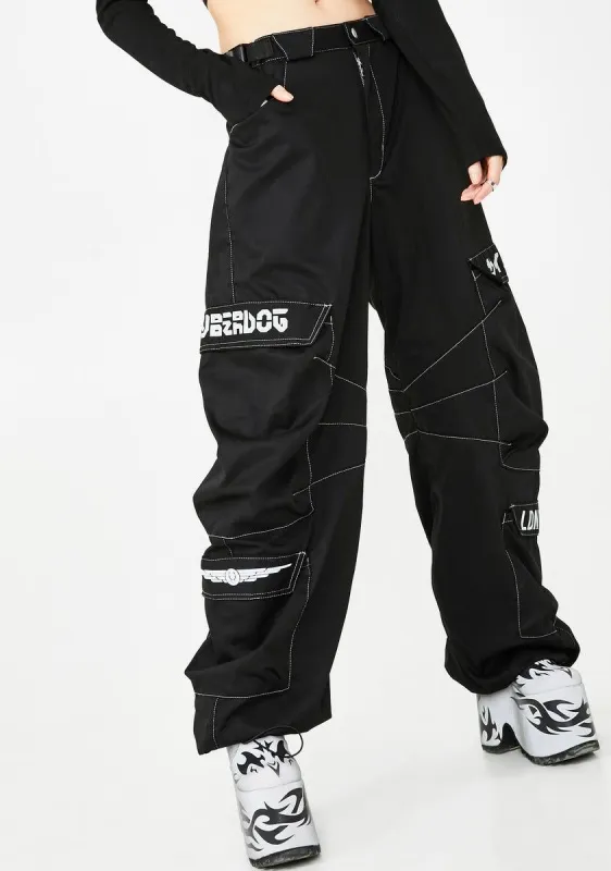 Dark Proton Pants sold by Dolls Kill