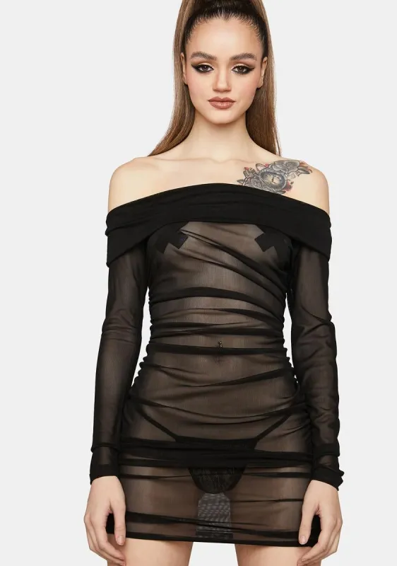 Jean-George Sheer Mini Dress sold by Dolls Kill