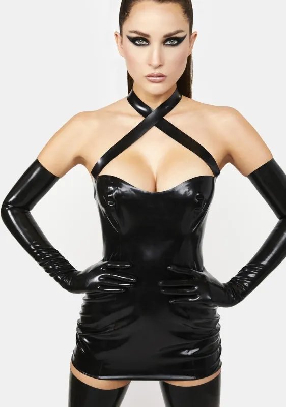 Mallory Latex Dress sold by Dolls Kill