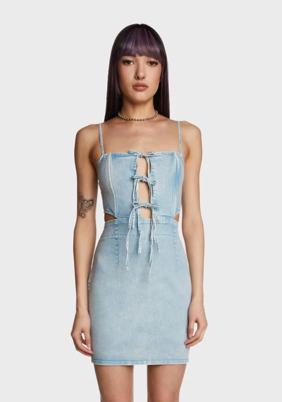 Naturally Neutral Mini Dress sold by Dolls Kill