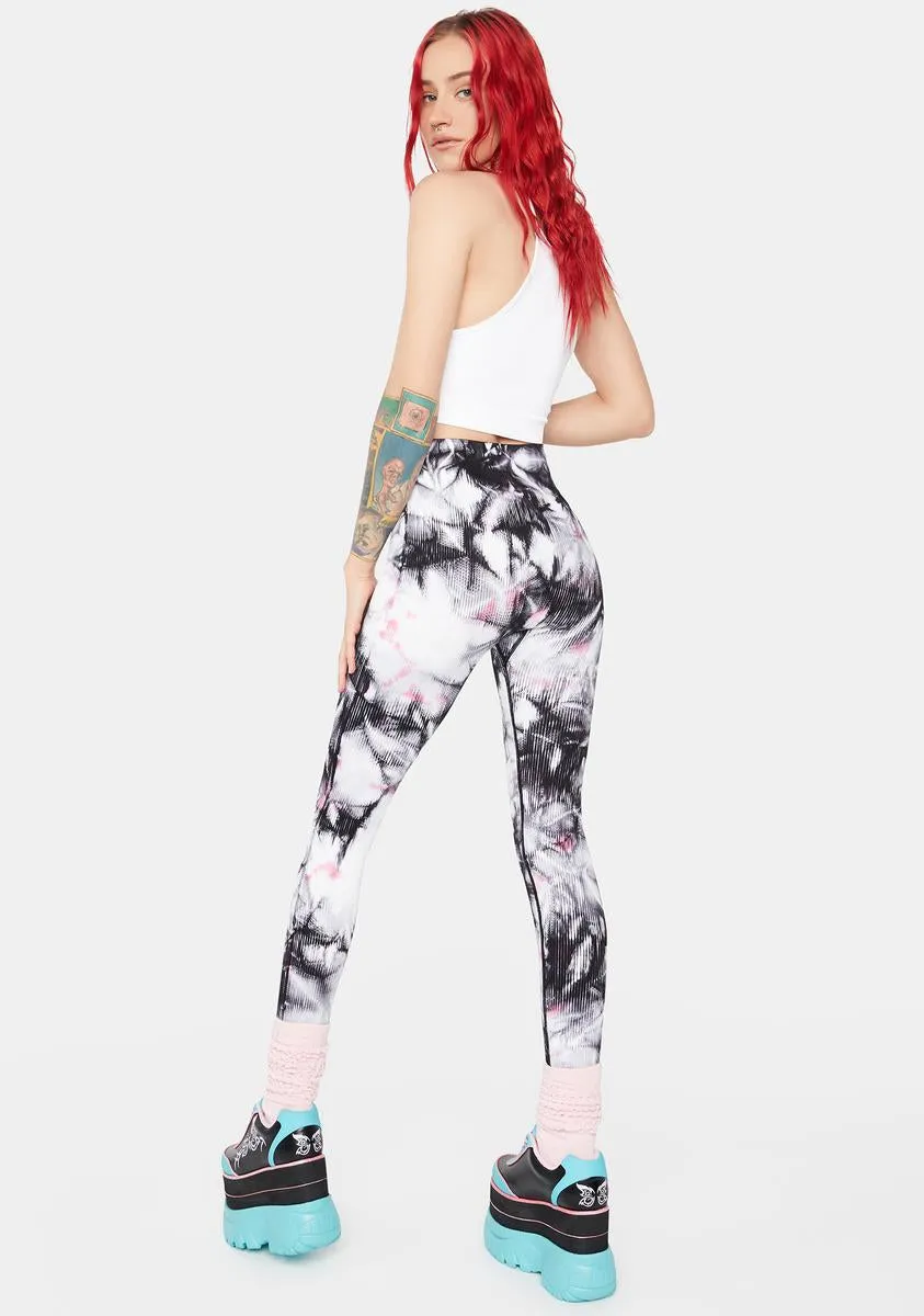 Shadow Smoke Show Tie Dye Leggings sold by Dolls Kill product image thumbnail 4
