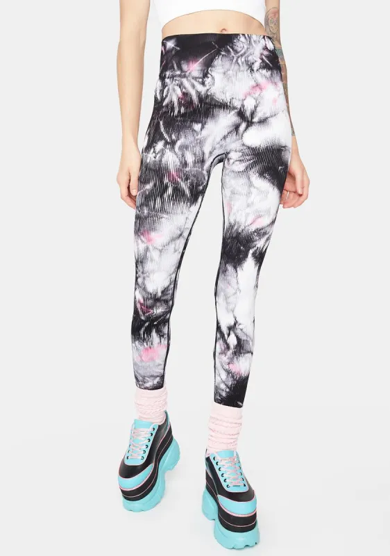 Shadow Smoke Show Tie Dye Leggings sold by Dolls Kill