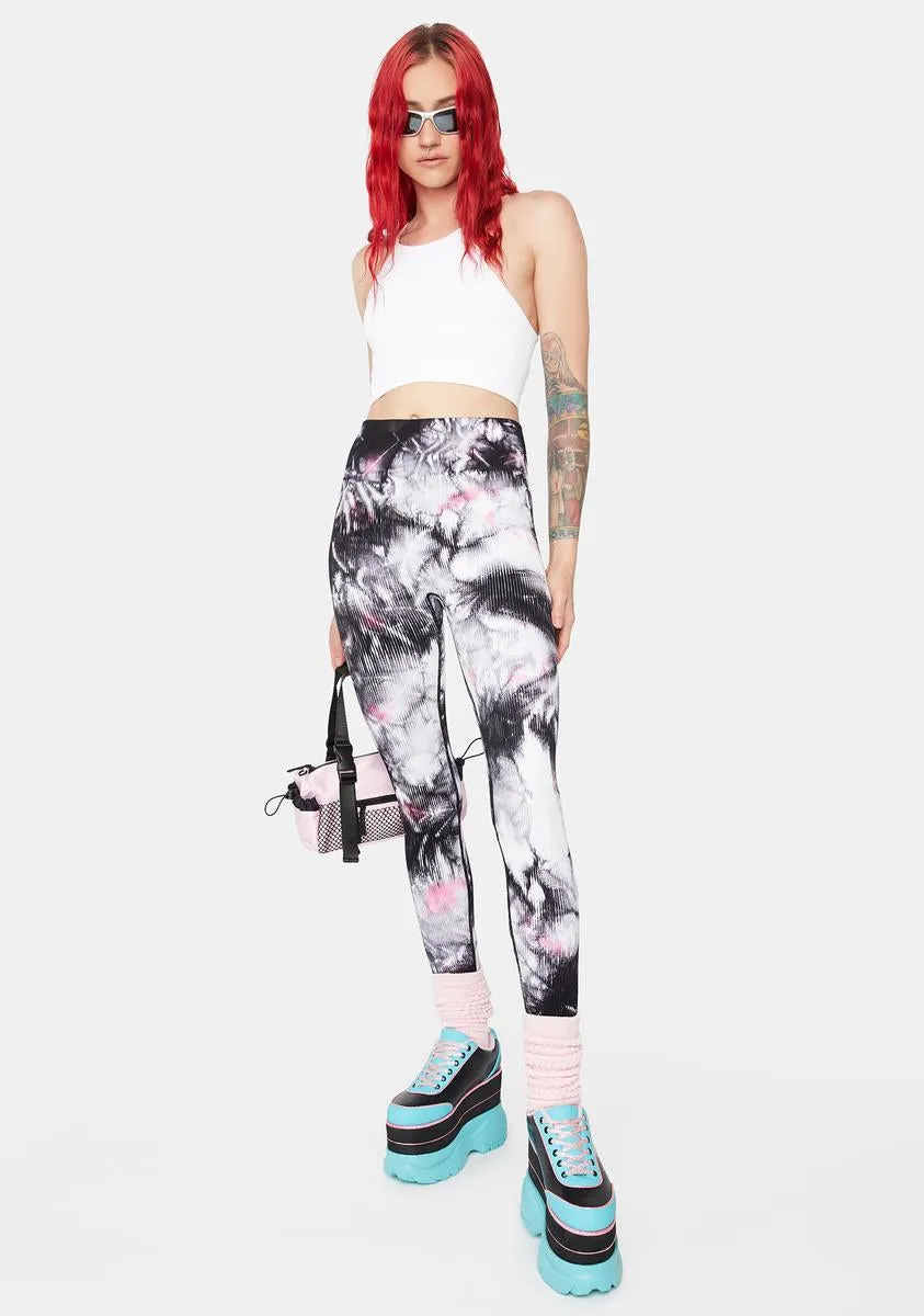 Shadow Smoke Show Tie Dye Leggings sold by Dolls Kill product image thumbnail 2