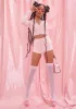 Blush No Baggage Shorts Set sold by Dolls Kill