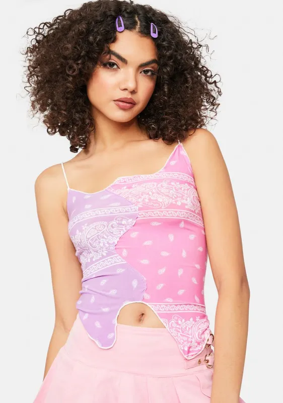 Fairy Punk Pretty Two-Tone Tank Top sold by Dolls Kill