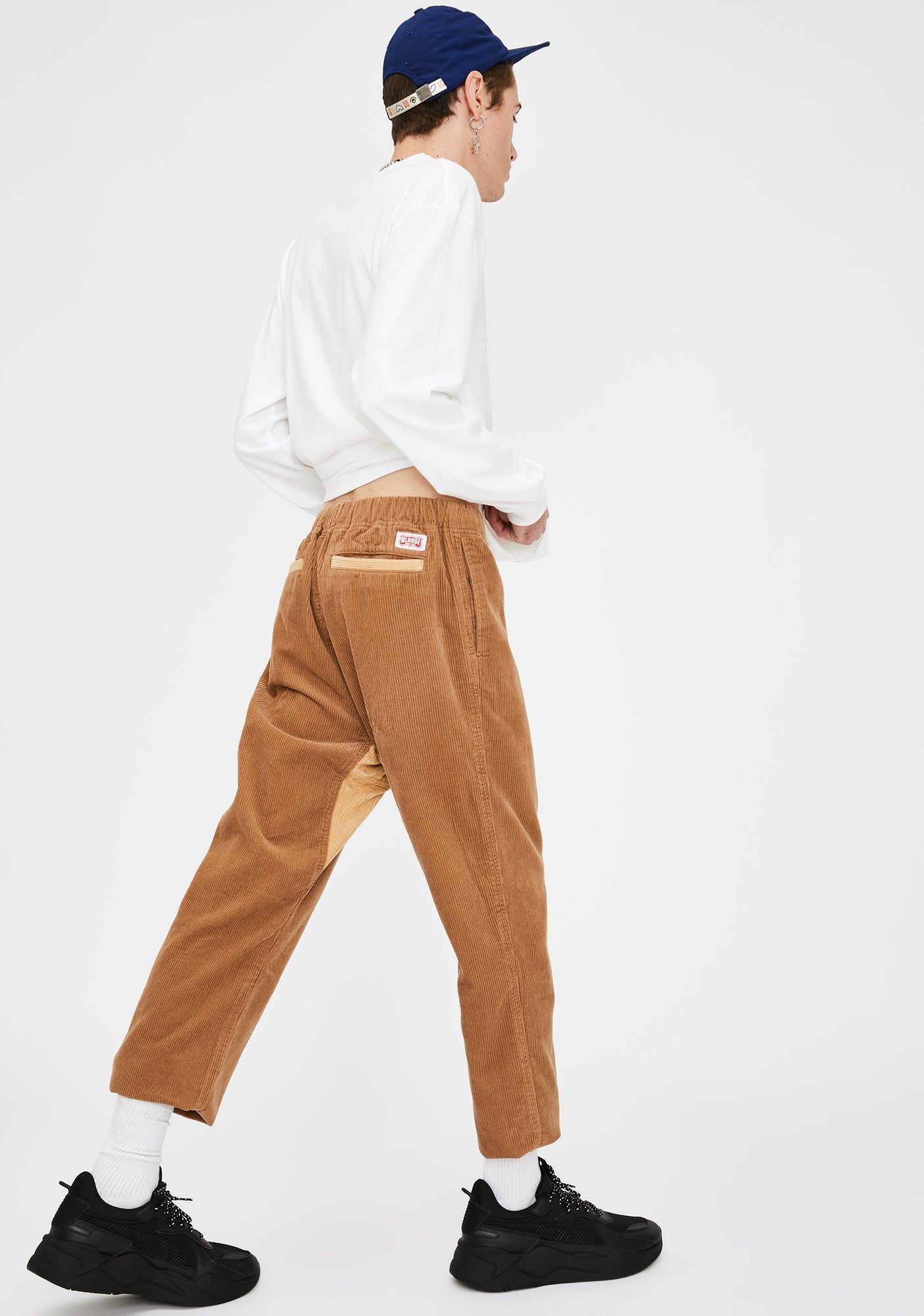 Beige Corduroy Easy Pants sold by Dolls Kill product image thumbnail 4