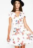 Fresh Picked Flowers Wrap Dress sold by Dolls Kill