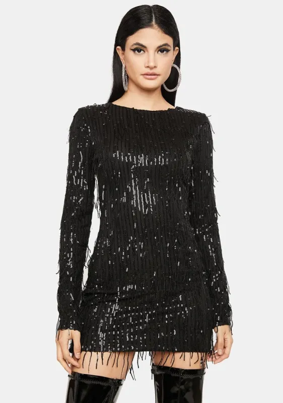 Night Full Of Flirting Sequin Dress sold by Dolls Kill