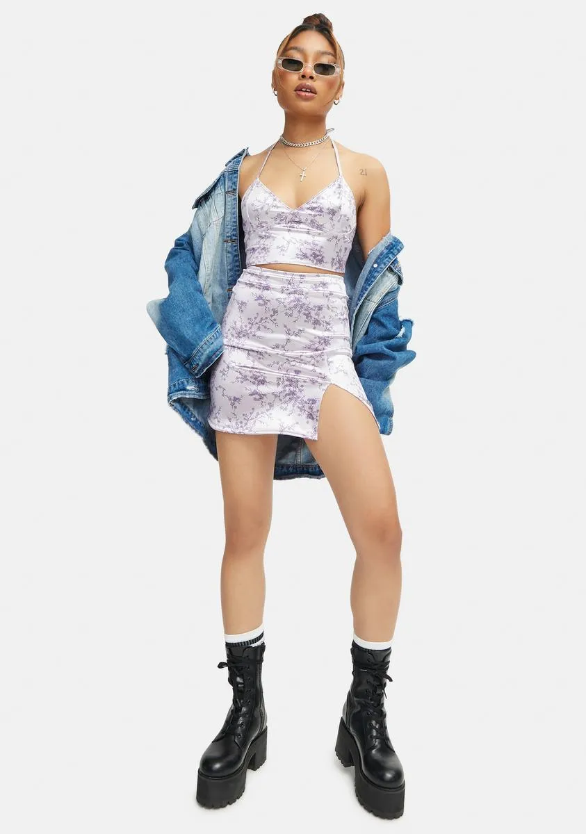 Sakura Blossom Wren Mini Skirt sold by Dolls Kill product image thumbnail 3