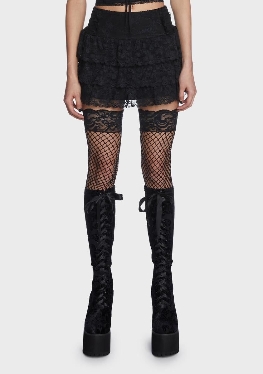 Unabashed Anger Mini Skirt sold by Dolls Kill