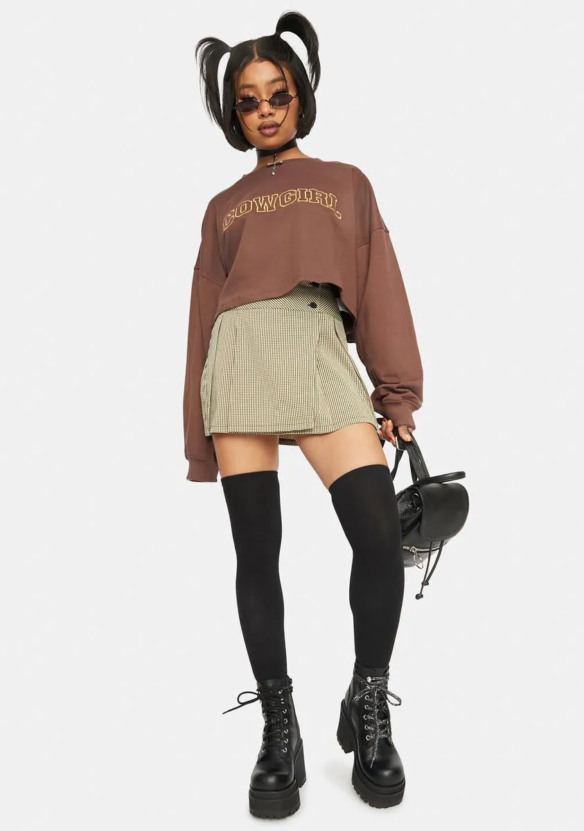 Deep Mahogany Fawly Pullover Top sold by Dolls Kill product image thumbnail 3