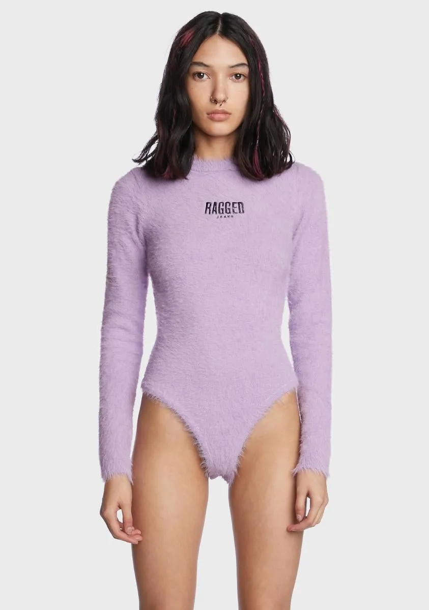 Obsessed Fuzzy Bodysuit sold by Dolls Kill