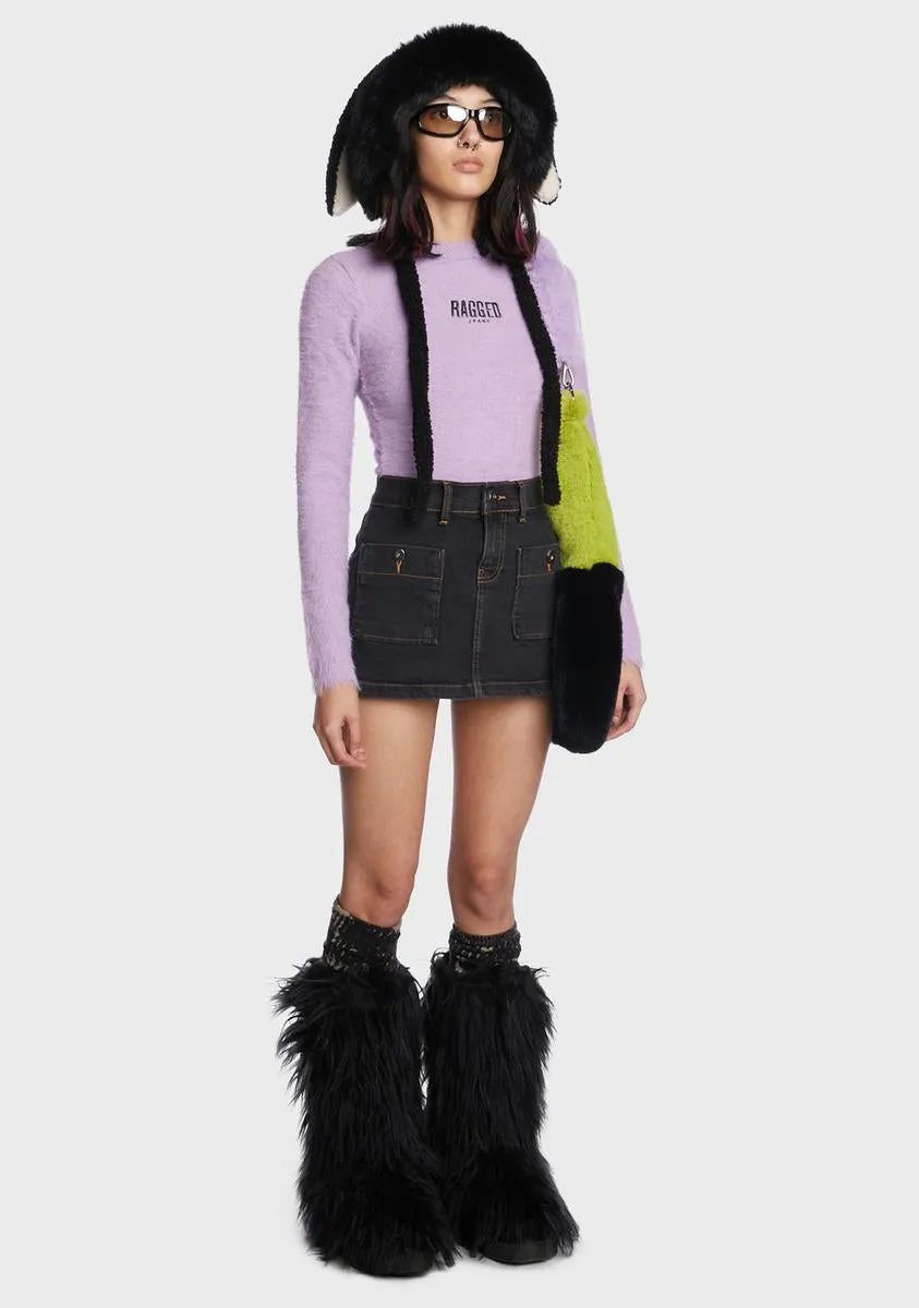 Obsessed Fuzzy Bodysuit sold by Dolls Kill product image thumbnail 5
