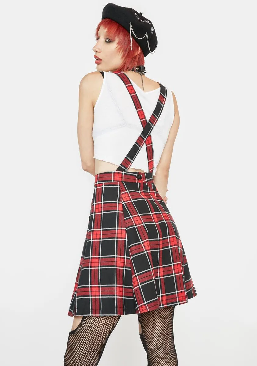 Gothic Tartan Pinafore Dress sold by Dolls Kill product image thumbnail 4