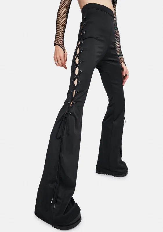 Friends To The End Flare Pants sold by Dolls Kill