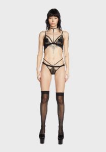 Midnight Company Lingerie Set sold by Dolls Kill