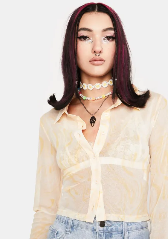 New Edition Button Up Top sold by Dolls Kill