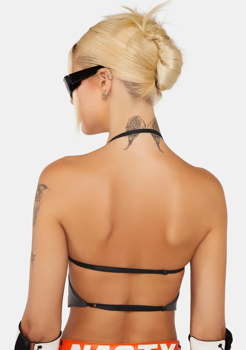 Orange Moto Butterfly Top sold by Dolls Kill product image thumbnail 4