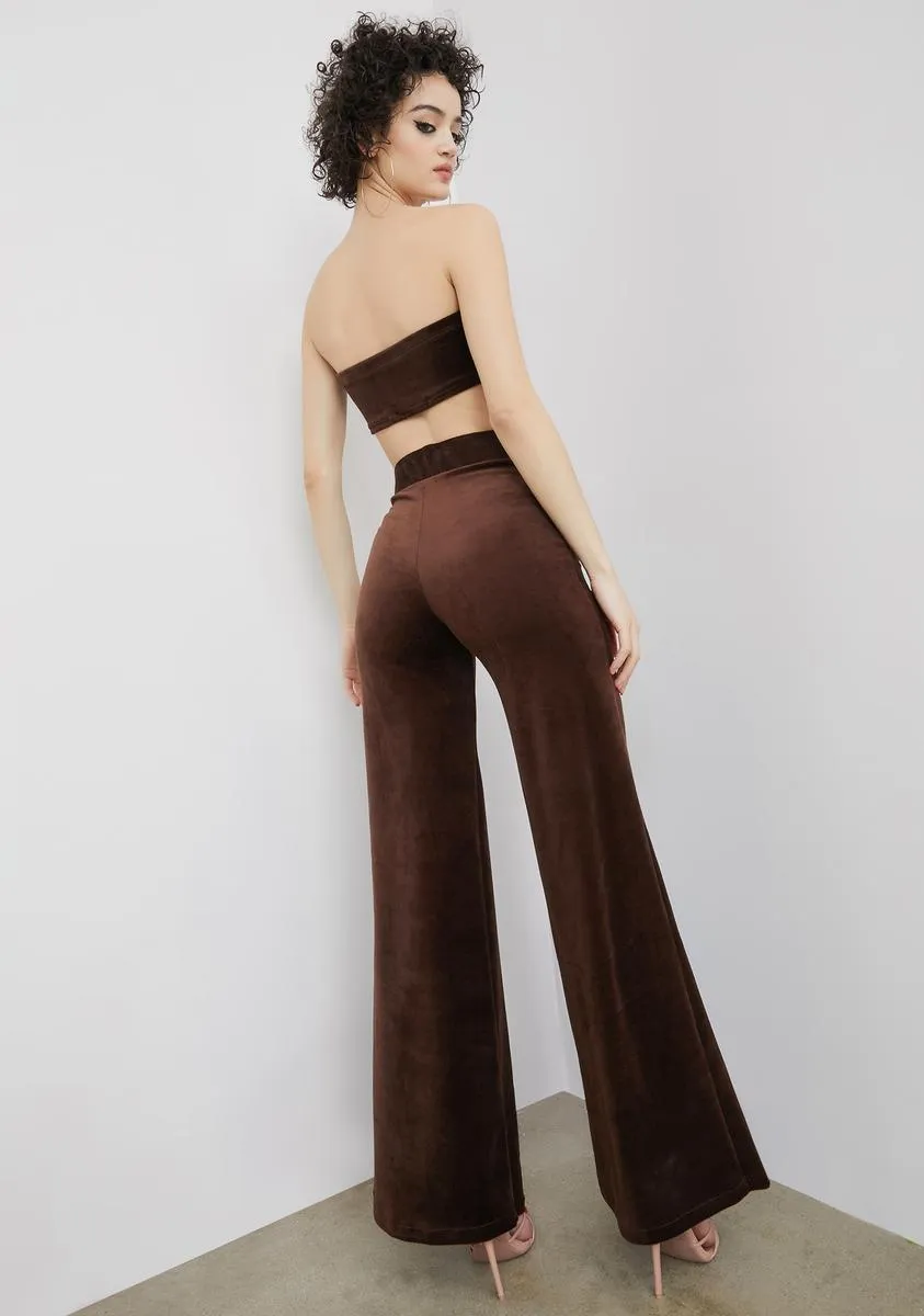 Cocoa Hillside Hottie Velvet Pants Set sold by Dolls Kill product image thumbnail 4