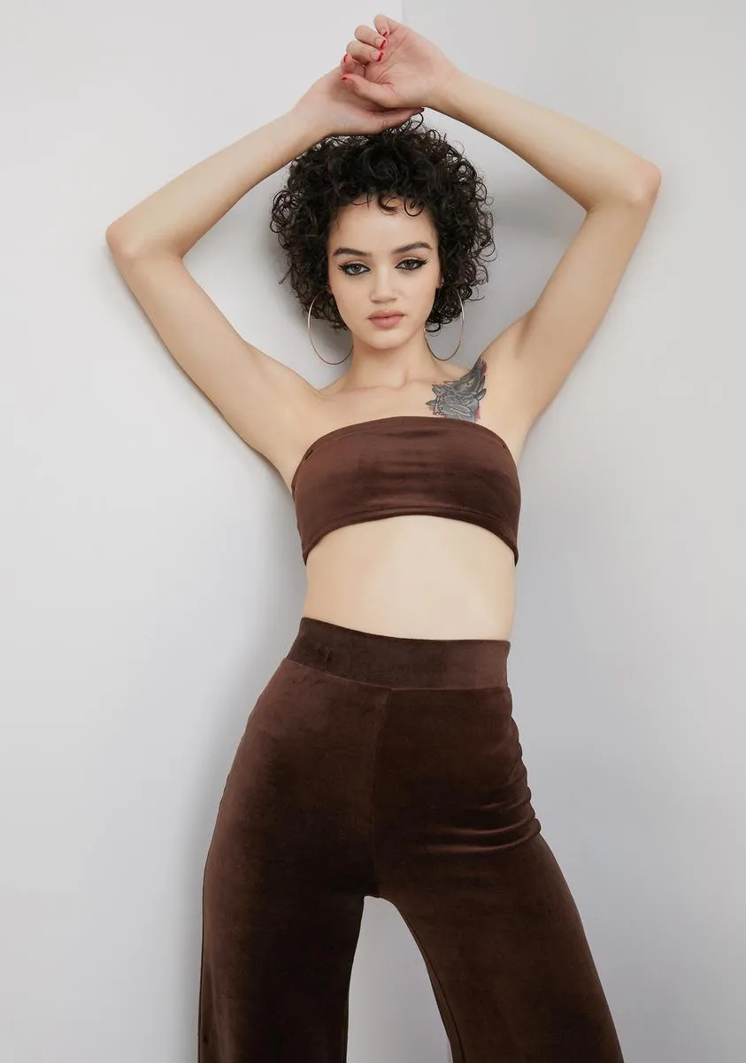 Cocoa Hillside Hottie Velvet Pants Set sold by Dolls Kill product image thumbnail 2