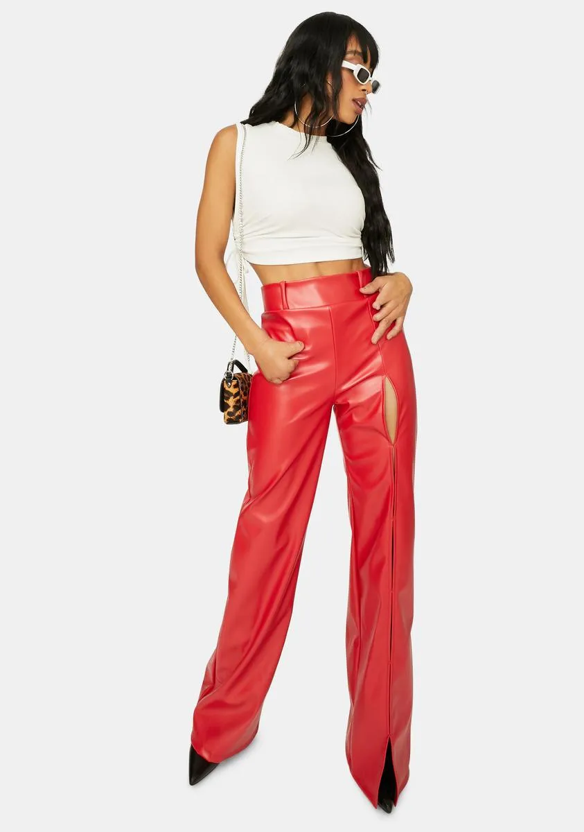 Pure Up My Confidence Side Ruched Crop Tank sold by Dolls Kill product image thumbnail 3