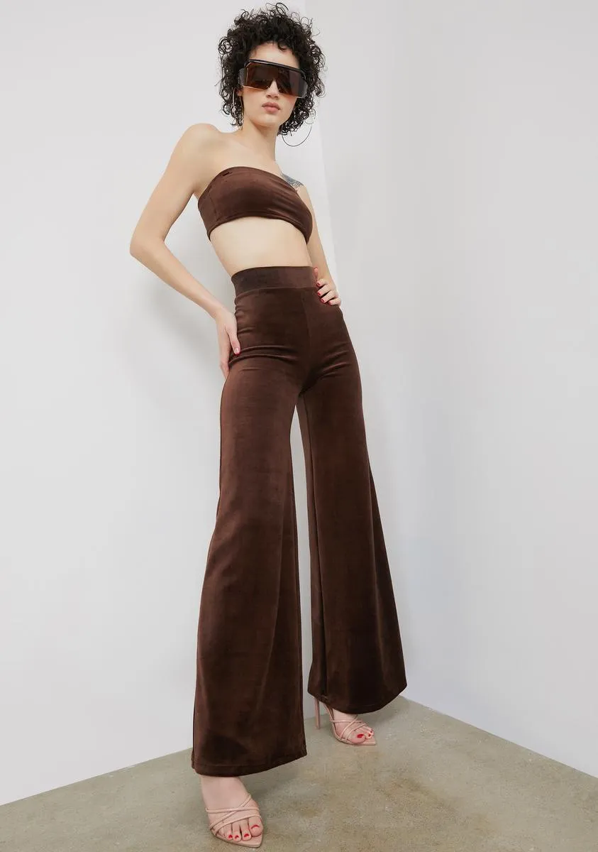 Cocoa Hillside Hottie Velvet Pants Set sold by Dolls Kill product image thumbnail 3