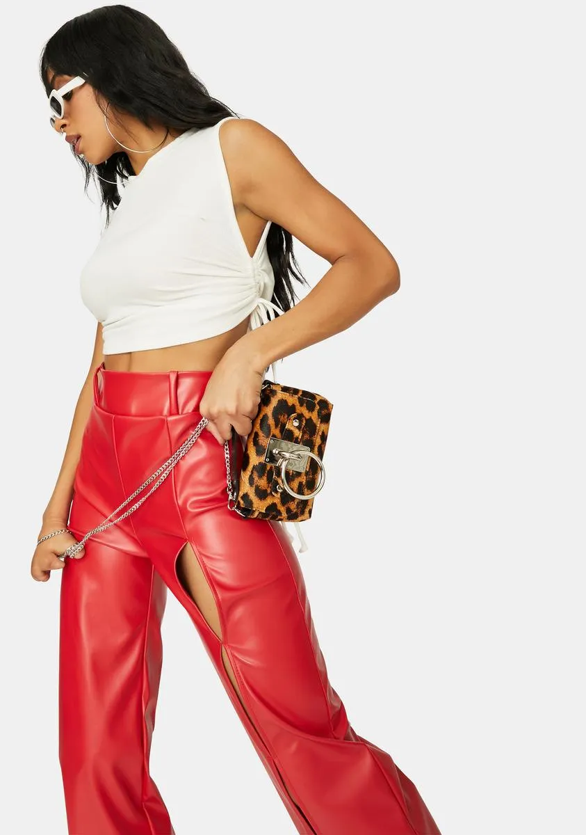 Pure Up My Confidence Side Ruched Crop Tank sold by Dolls Kill product image thumbnail 2