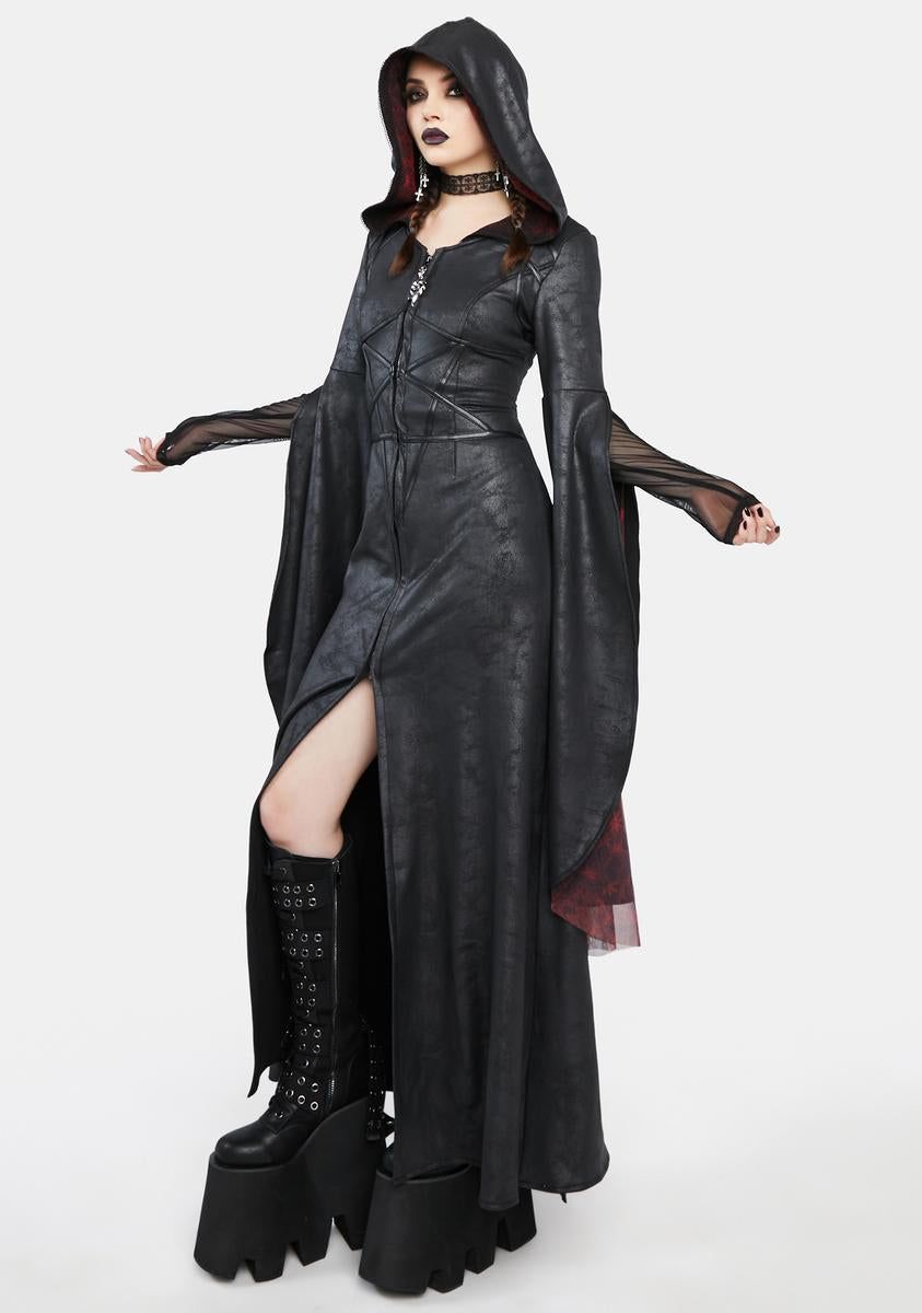 Dark Magic Church Maxi Dress sold by Dolls Kill product image thumbnail 3