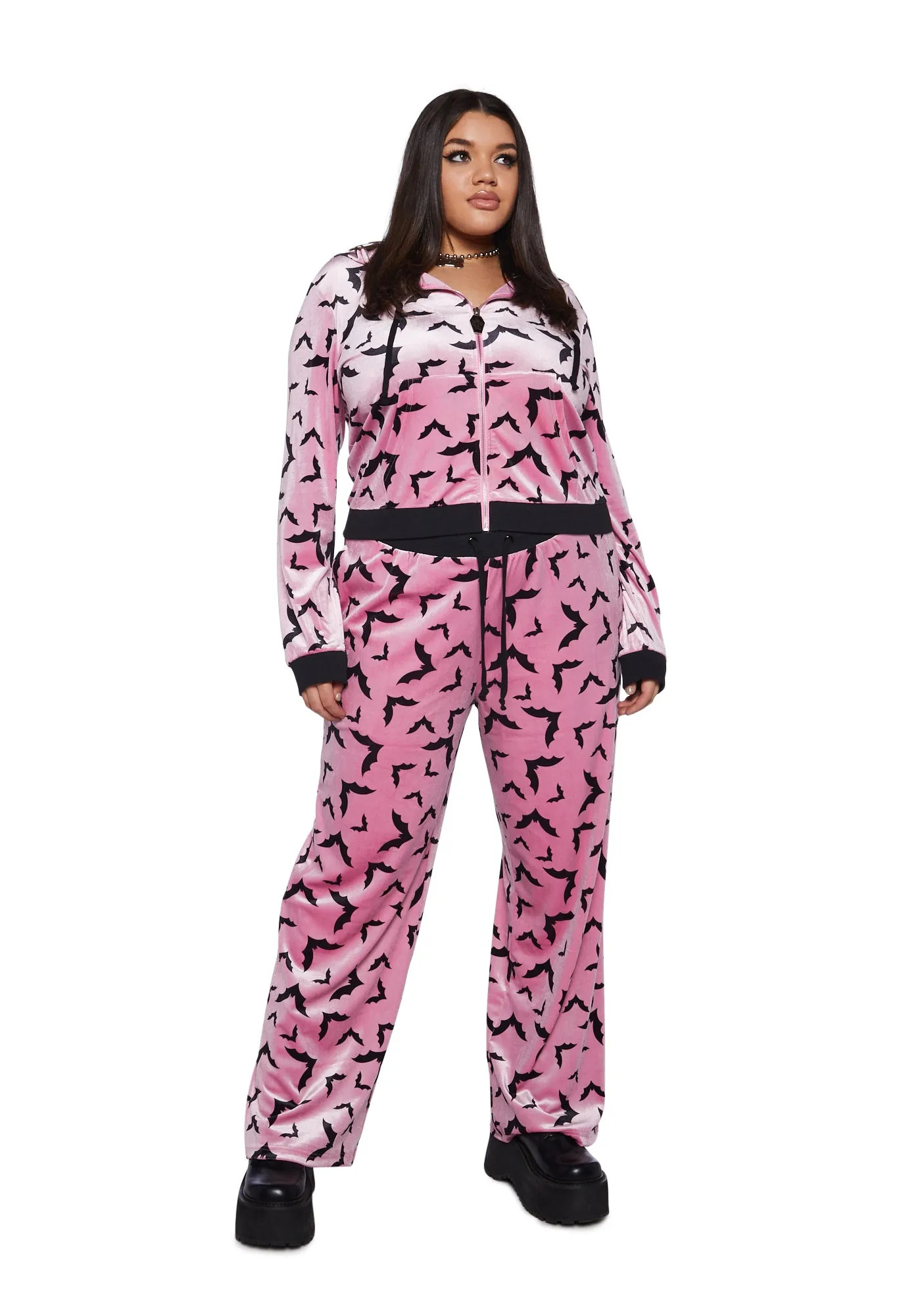 Plus Sweet Bat Behavior Jogger Sweatpants sold by Dolls Kill product image thumbnail 2