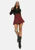 Rock Your World Plaid Pleated Skirt sold by Dolls Kill