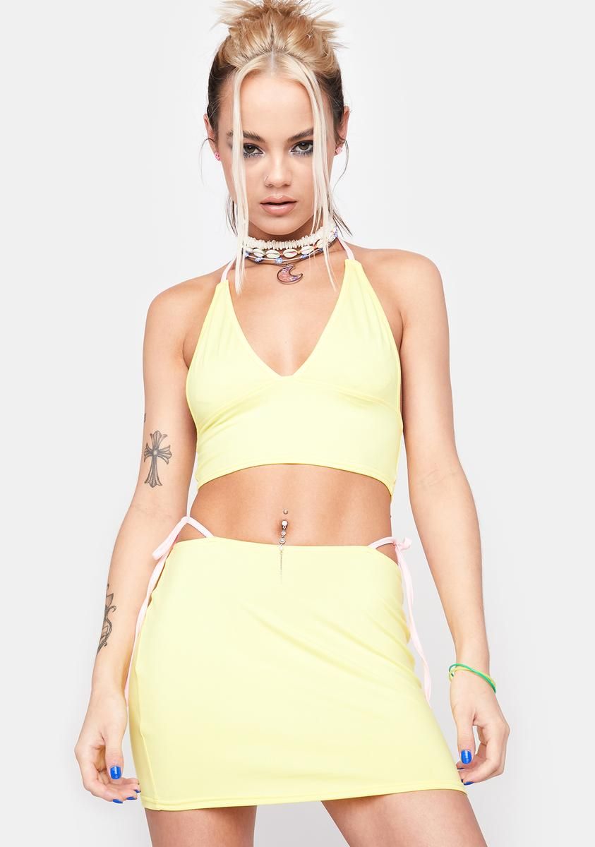 Seaside Living Skirt Set sold by Dolls Kill