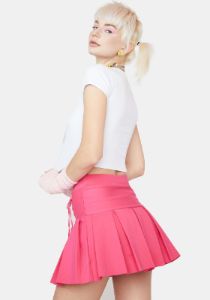 Candy Modern School Girl Pleated Skirt sold by Dolls Kill