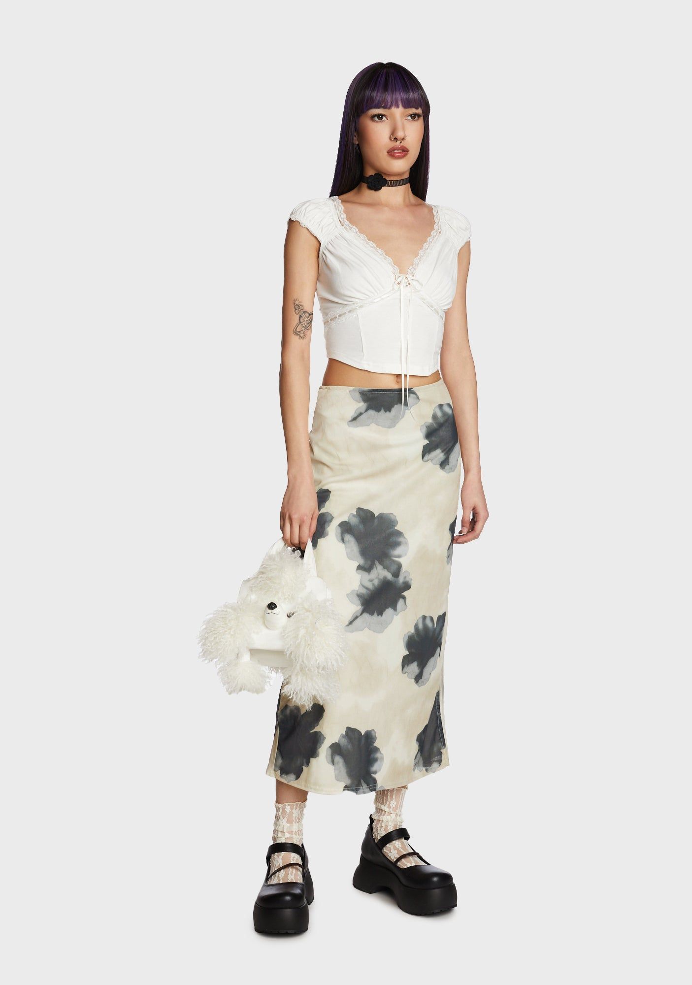 Fresh Pickings Maxi Skirt sold by Dolls Kill product image thumbnail 5